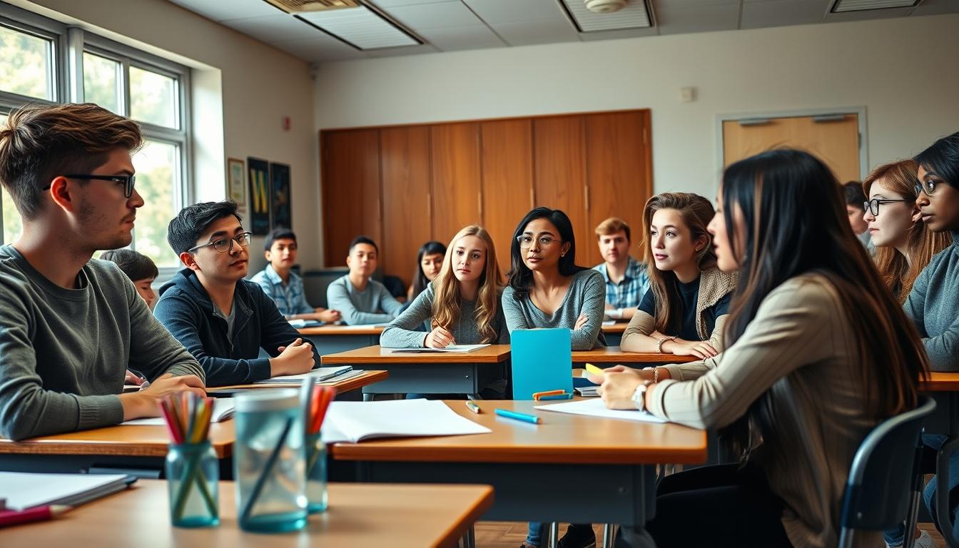 Student using online courses for flexible education